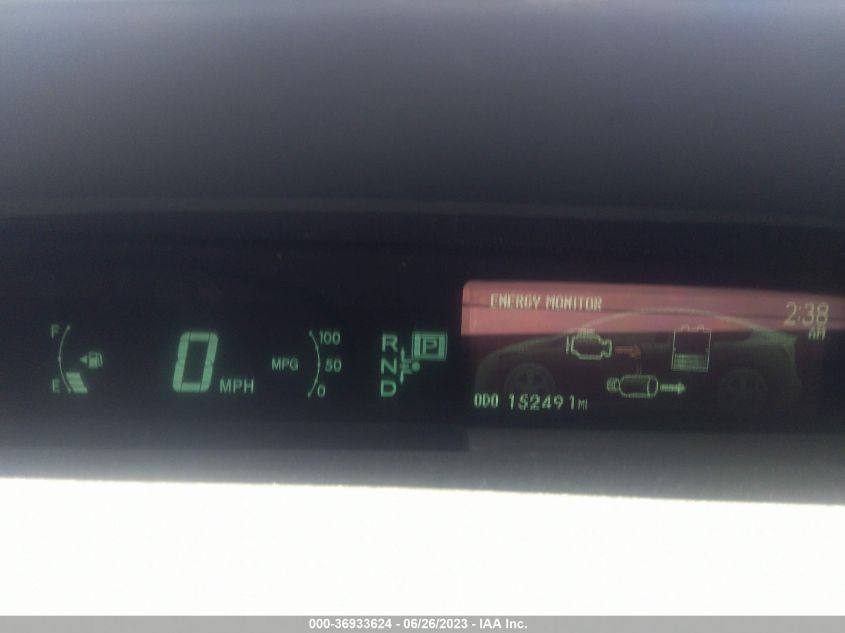 2013 TOYOTA PRIUS ONE/TWO/THREE/FOUR/FIVE - JTDKN3DUXD0355157