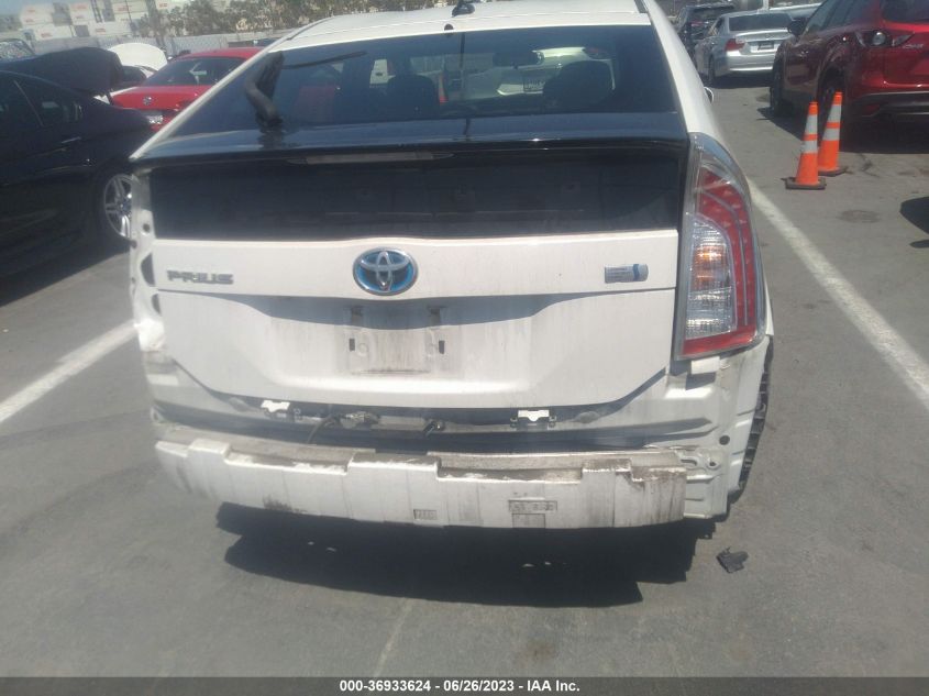 2013 TOYOTA PRIUS ONE/TWO/THREE/FOUR/FIVE - JTDKN3DUXD0355157