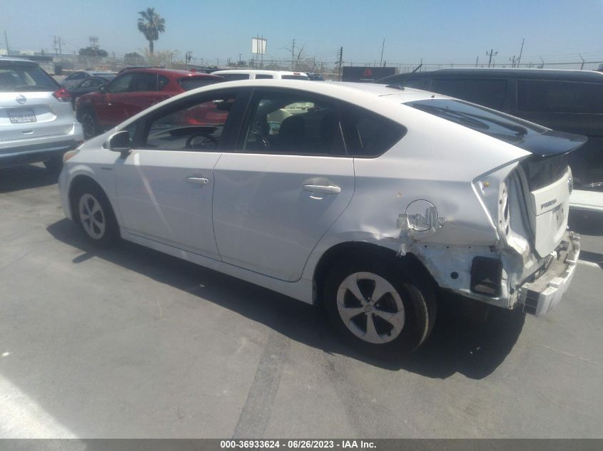 2013 TOYOTA PRIUS ONE/TWO/THREE/FOUR/FIVE - JTDKN3DUXD0355157