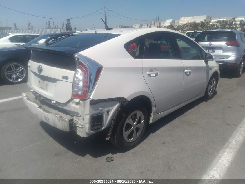 2013 TOYOTA PRIUS ONE/TWO/THREE/FOUR/FIVE - JTDKN3DUXD0355157