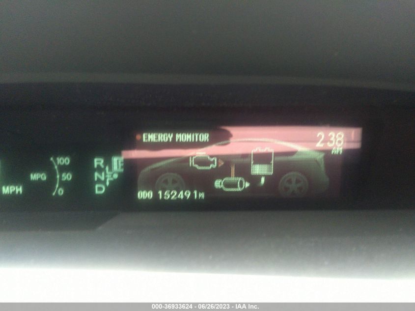 2013 TOYOTA PRIUS ONE/TWO/THREE/FOUR/FIVE - JTDKN3DUXD0355157