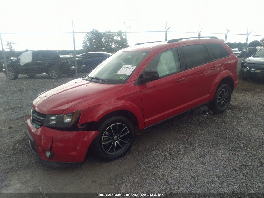 VIN 3C4PDDBG8KT752250 2019 DODGE JOURNEY SE