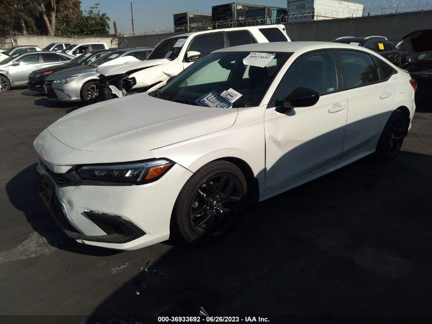 2023 HONDA CIVIC SEDAN SPORT - 2HGFE2F52PH506740