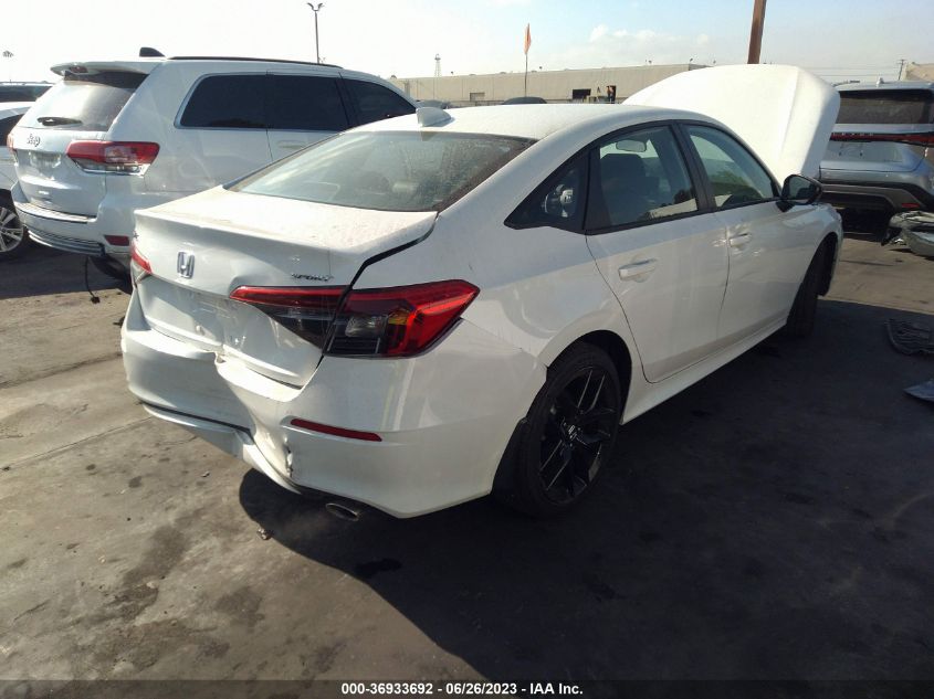 2023 HONDA CIVIC SEDAN SPORT - 2HGFE2F52PH506740