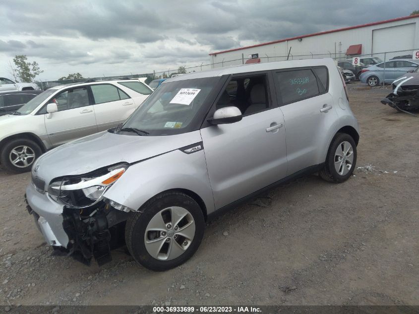 2015 KIA SOUL BASE - KNDJN2A24F7766542