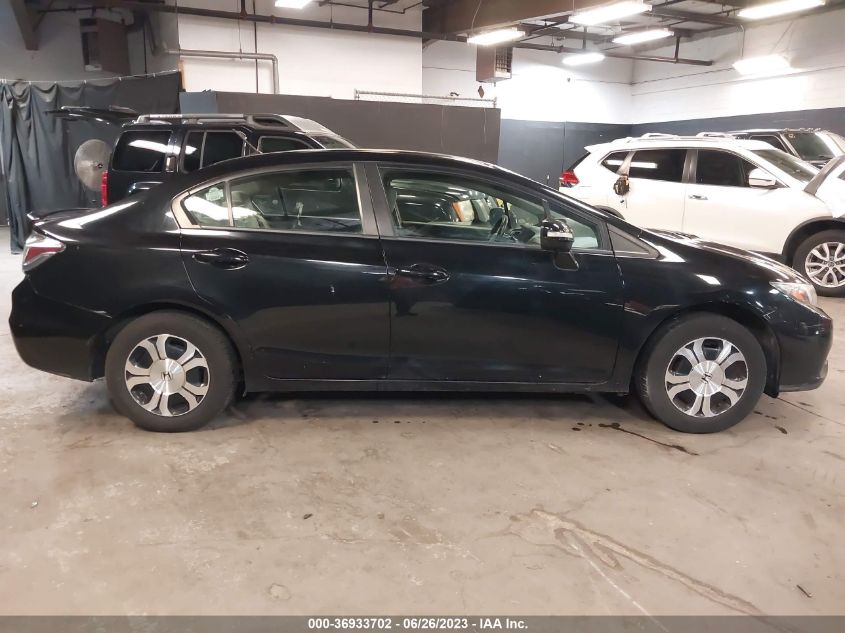 2013 HONDA CIVIC HYBRID 19XFB4F28DE200285