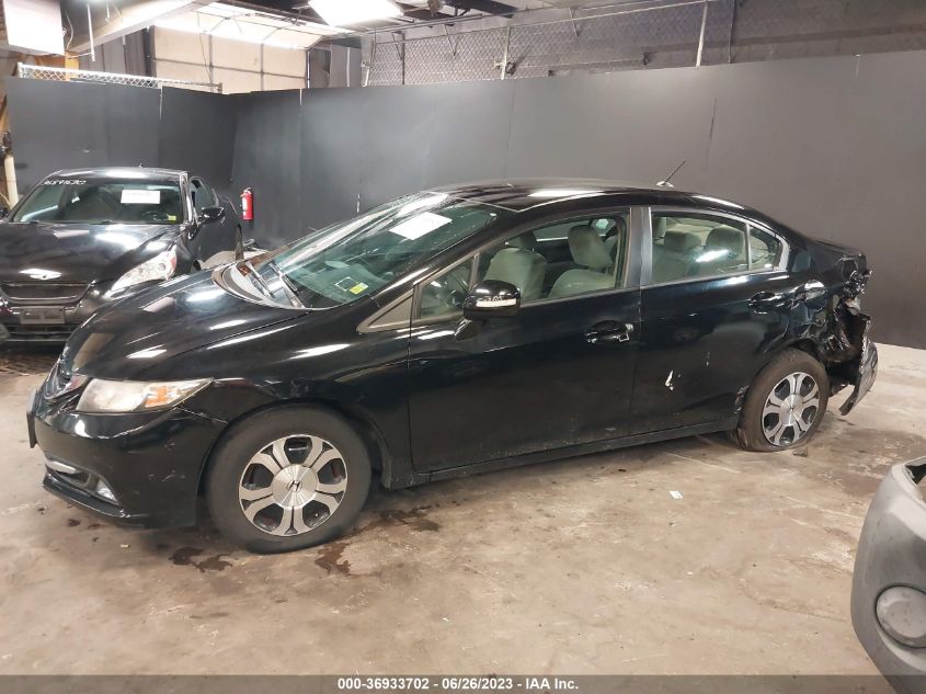 2013 HONDA CIVIC HYBRID 19XFB4F28DE200285