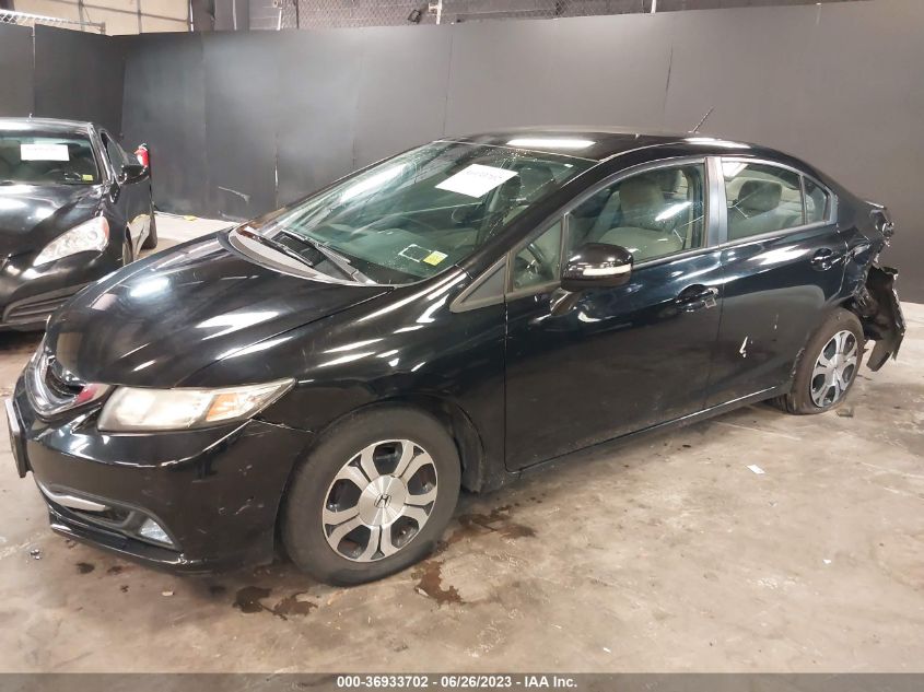 2013 HONDA CIVIC HYBRID 19XFB4F28DE200285
