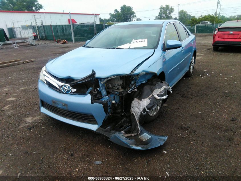 2013 TOYOTA CAMRY HYBRID LE/XLE - 4T1BD1FK1DU087994
