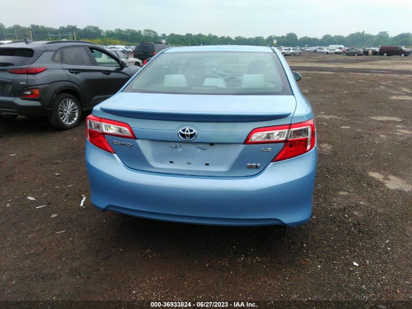 2013 TOYOTA CAMRY HYBRID LE/XLE - 4T1BD1FK1DU087994