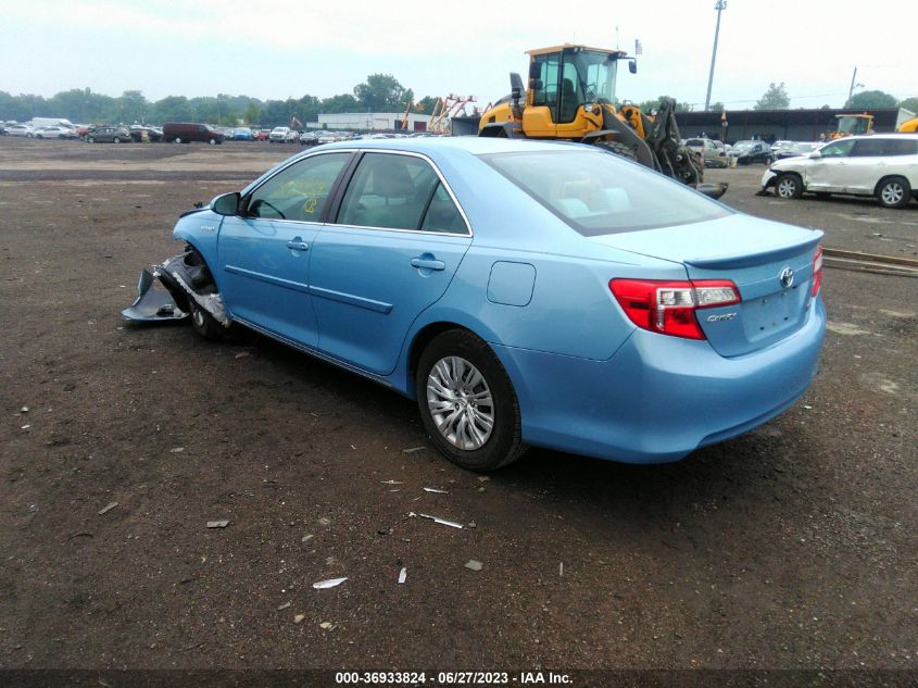 2013 TOYOTA CAMRY HYBRID LE/XLE - 4T1BD1FK1DU087994
