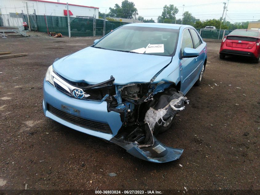 2013 TOYOTA CAMRY HYBRID LE/XLE - 4T1BD1FK1DU087994