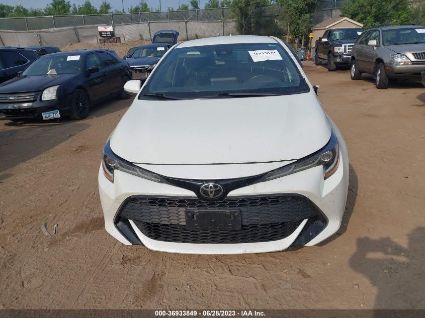 2019 TOYOTA COROLLA HATCHBACK SE/XSE JTNK4RBE7K3026666