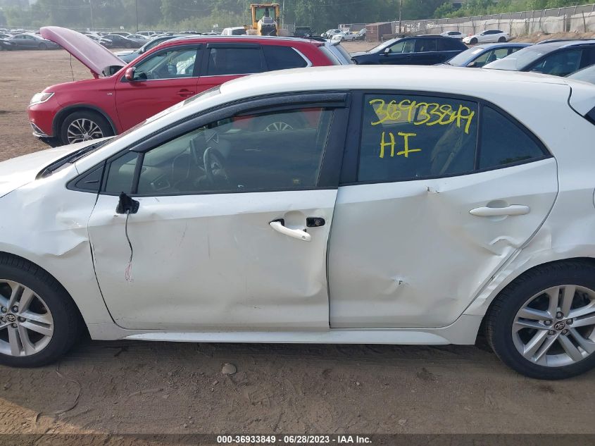 2019 TOYOTA COROLLA HATCHBACK SE/XSE JTNK4RBE7K3026666