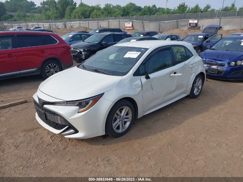 2019 TOYOTA COROLLA HATCHBACK SE/XSE JTNK4RBE7K3026666