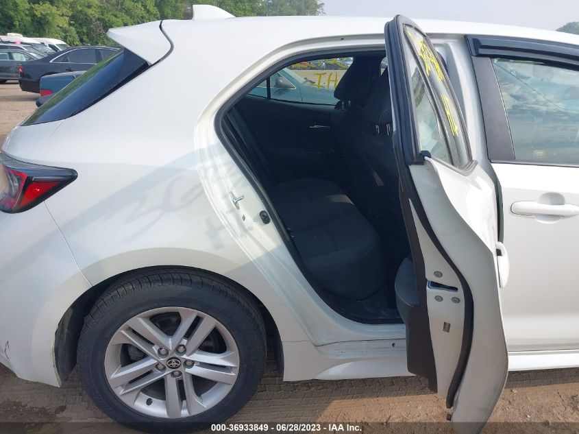 2019 TOYOTA COROLLA HATCHBACK SE/XSE JTNK4RBE7K3026666