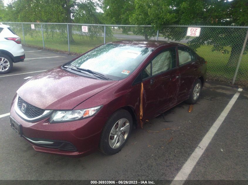 2015 HONDA CIVIC SEDAN LX - 19XFB2F59FE294467