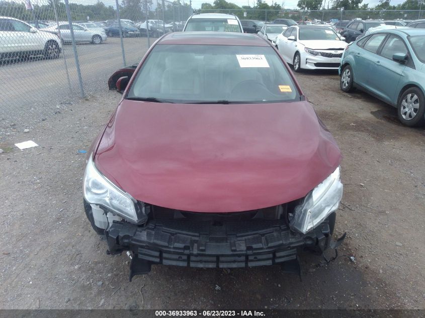 2015 TOYOTA CAMRY XLE/SE/LE/XSE - 4T1BF1FK1FU877650