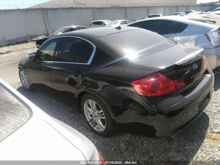 2013 INFINITI G37 SEDAN JOURNEY JN1CV6AP6DM711832