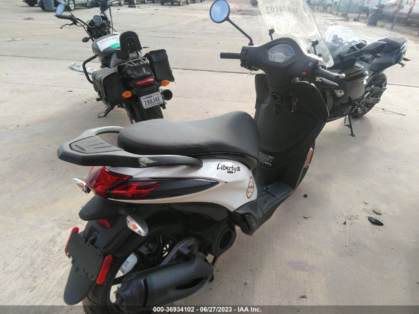 2022 PIAGGIO LIBERTY 150/150 S/150 BACI PERUGI ZAPM898G2N7003530