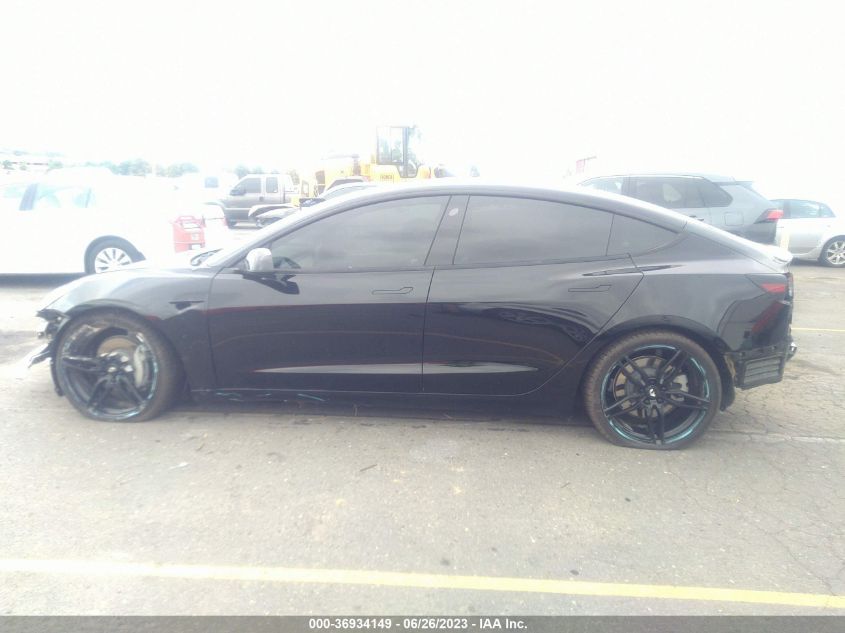 2022 TESLA MODEL 3 LONG RANGE - 5YJ3E1EBXNF138474