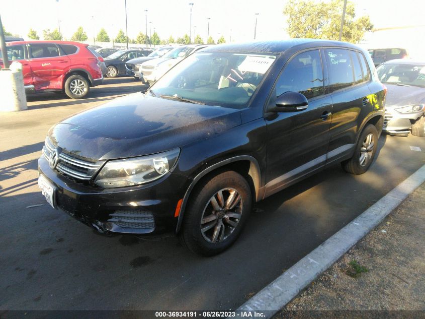 2013 VOLKSWAGEN TIGUAN S - WVGAV3AX6DW566276