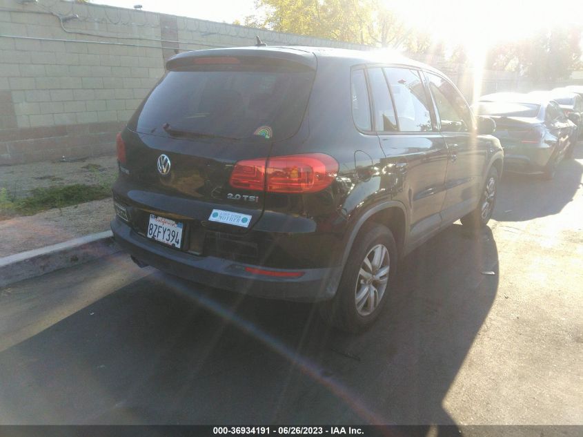 2013 VOLKSWAGEN TIGUAN S - WVGAV3AX6DW566276