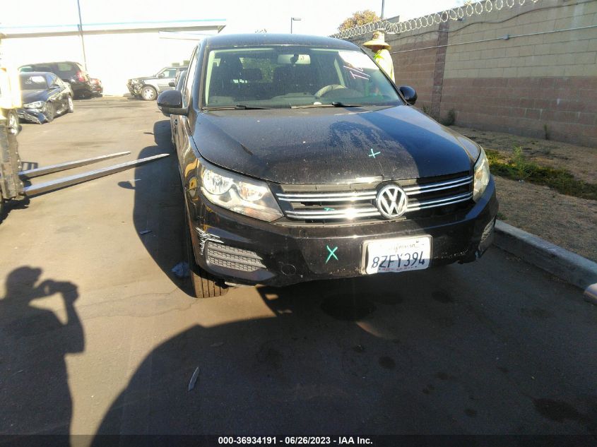 2013 VOLKSWAGEN TIGUAN S - WVGAV3AX6DW566276