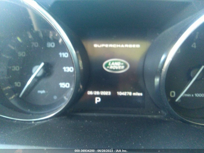 2015 LAND ROVER RANGE ROVER SPORT SUPERCHARGED - SALWR2TF3FA606089