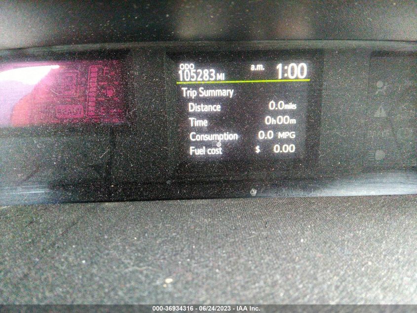 2015 TOYOTA PRIUS C ONE/TWO/THREE/FOUR - JTDKDTB31F1110967