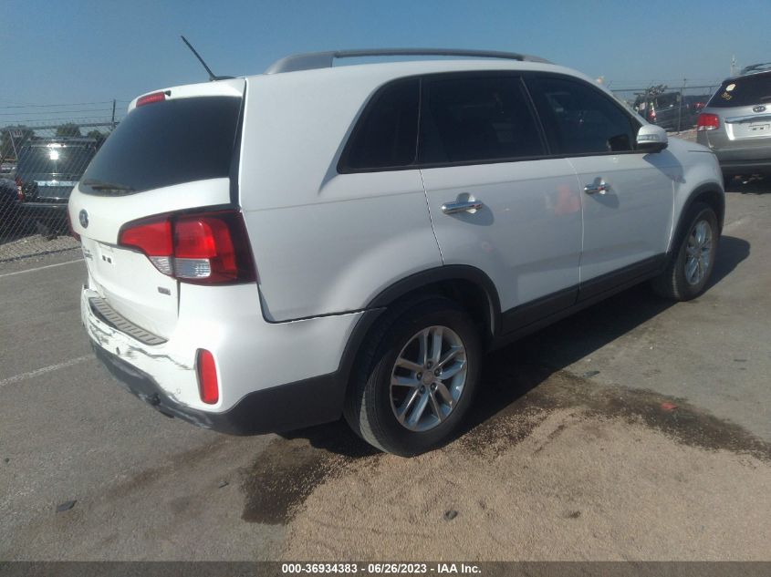 2015 KIA SORENTO LX - 5XYKT4A6XFFG62052