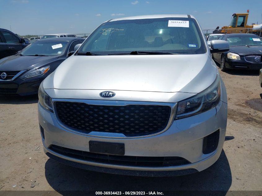 2017 KIA SEDONA LX - KNDMB5C12H6243444