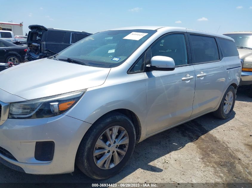 2017 KIA SEDONA LX - KNDMB5C12H6243444