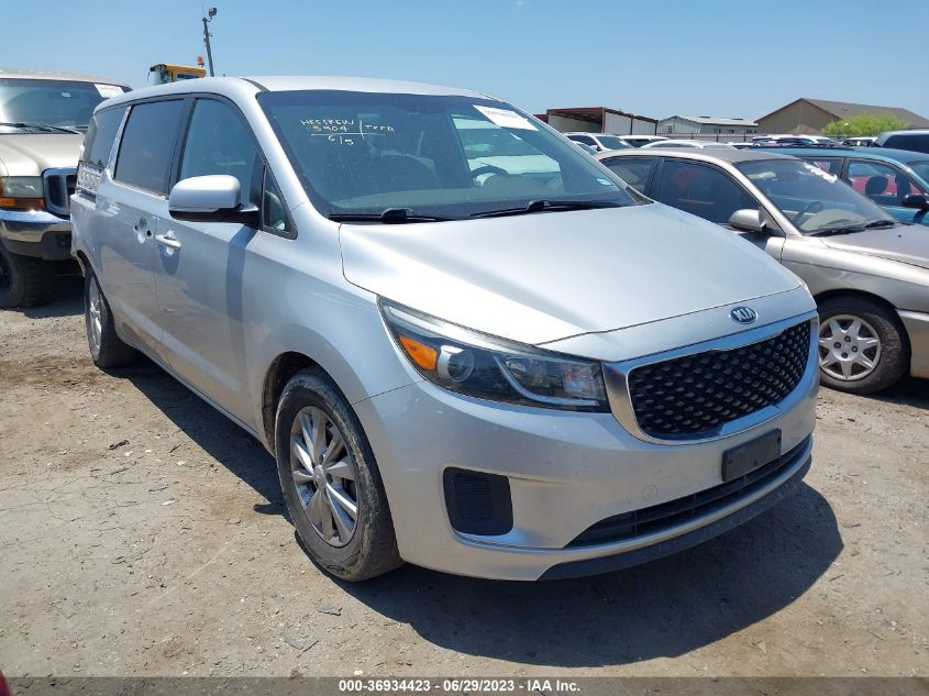 2017 KIA SEDONA LX - KNDMB5C12H6243444