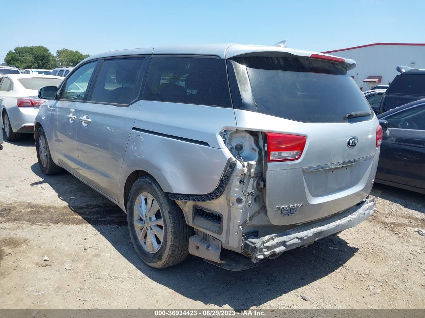 2017 KIA SEDONA LX - KNDMB5C12H6243444