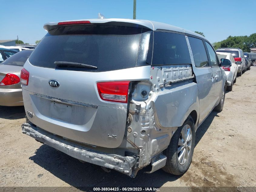 2017 KIA SEDONA LX - KNDMB5C12H6243444