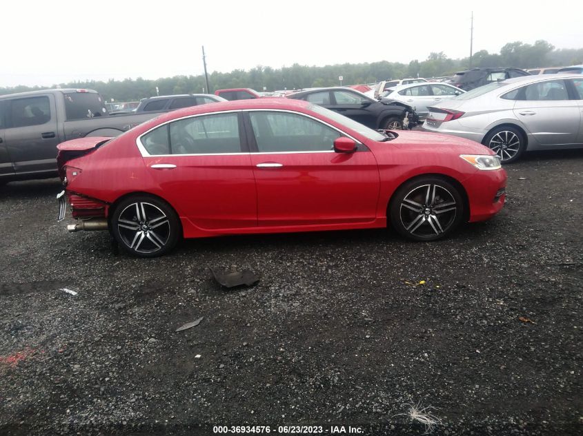2017 HONDA ACCORD SEDAN SPORT - 1HGCR2F59HA299304