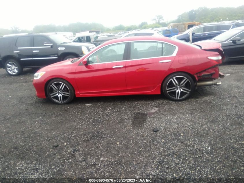 2017 HONDA ACCORD SEDAN SPORT - 1HGCR2F59HA299304