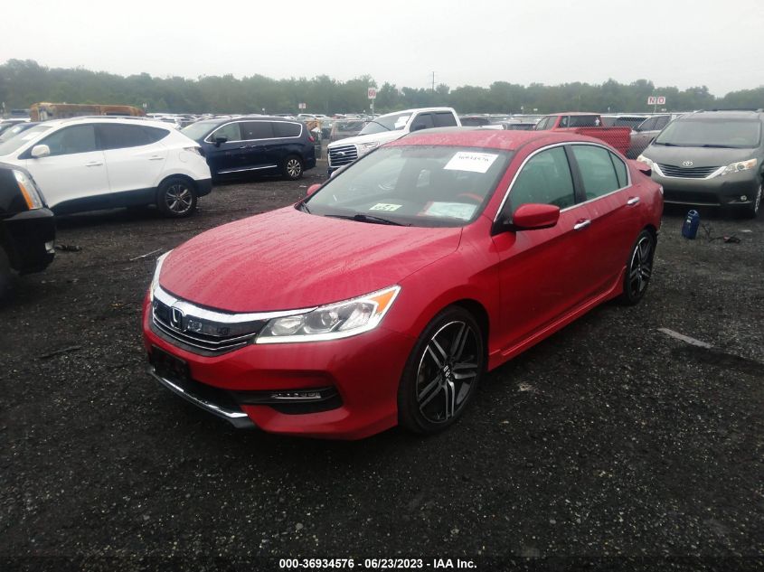 2017 HONDA ACCORD SEDAN SPORT - 1HGCR2F59HA299304