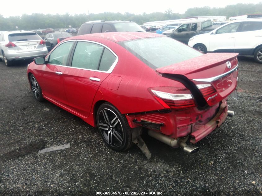 2017 HONDA ACCORD SEDAN SPORT - 1HGCR2F59HA299304