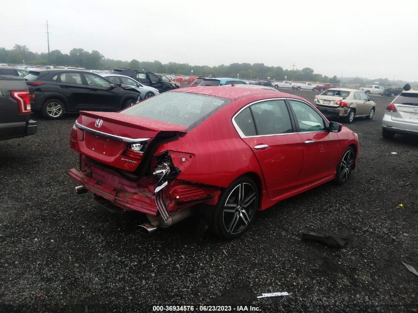 2017 HONDA ACCORD SEDAN SPORT - 1HGCR2F59HA299304