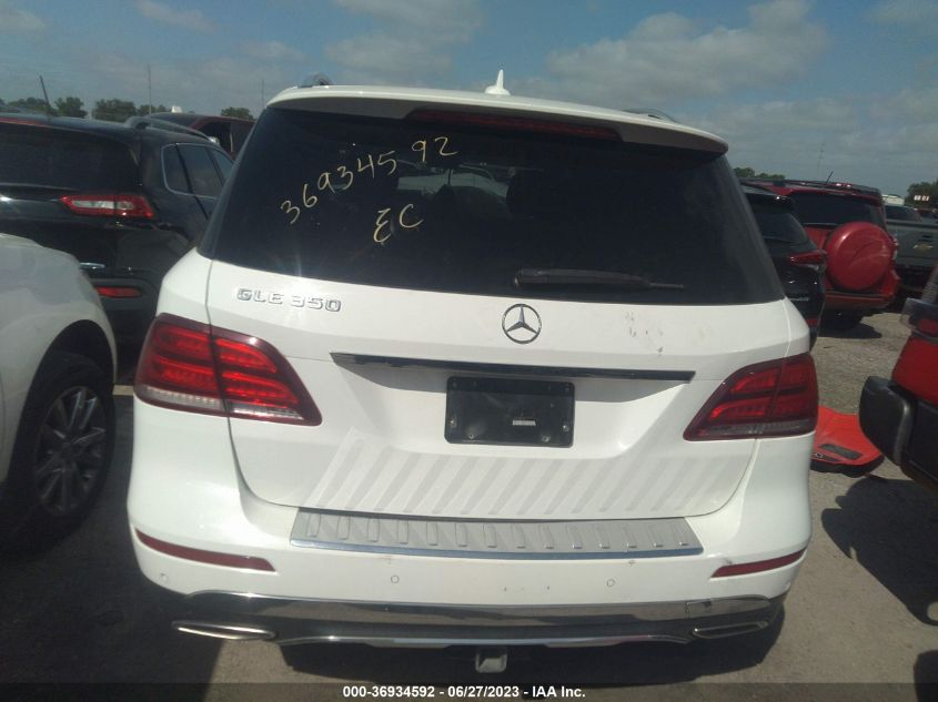 2016 MERCEDES-BENZ GLE 350 - 4JGDA5JB4GA649456