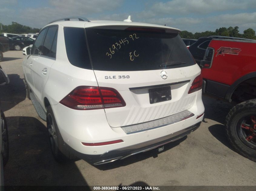 2016 MERCEDES-BENZ GLE 350 - 4JGDA5JB4GA649456