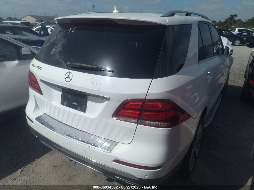 2016 MERCEDES-BENZ GLE 350 - 4JGDA5JB4GA649456