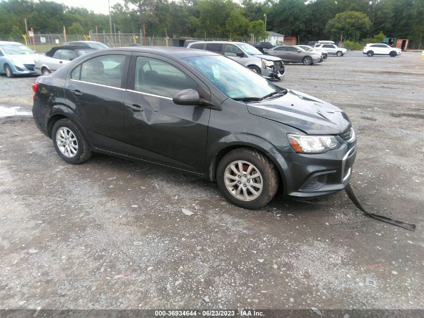2017 CHEVROLET SONIC LT - 1G1JD5SH8H4106234