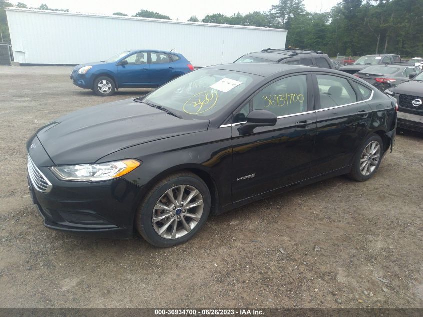 2017 FORD FUSION SE HYBRID - 3FA6P0LU7HR318218