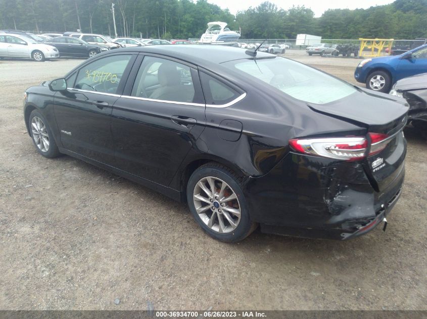 2017 FORD FUSION SE HYBRID - 3FA6P0LU7HR318218