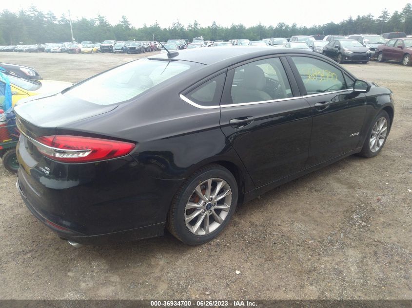 2017 FORD FUSION SE HYBRID - 3FA6P0LU7HR318218