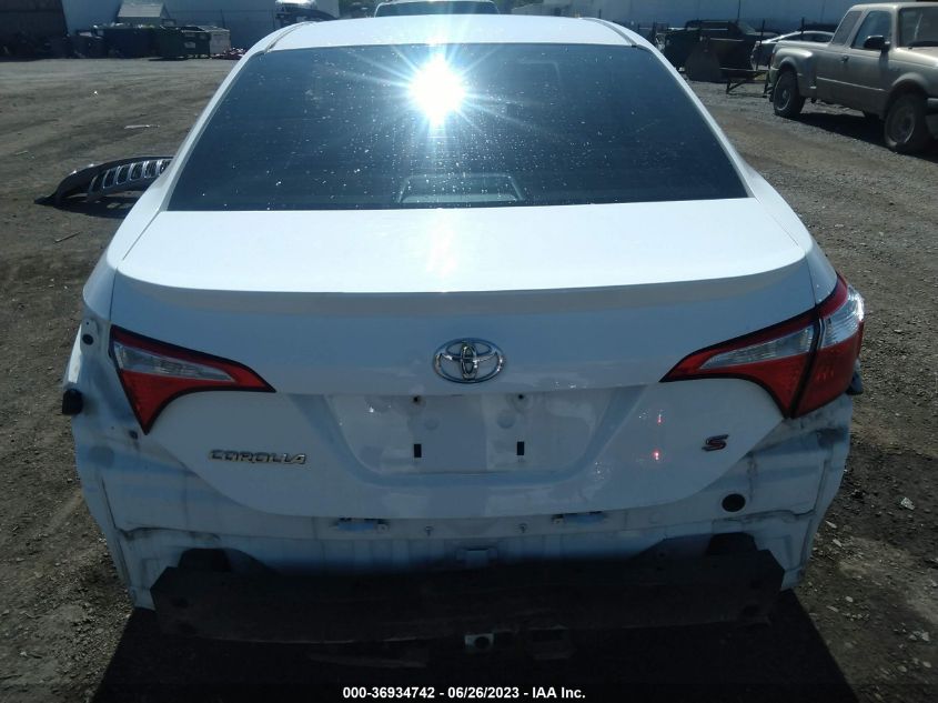 2016 TOYOTA COROLLA L/LE/S/S PLUS/LE PLUS - 2T1BURHE1GC619062