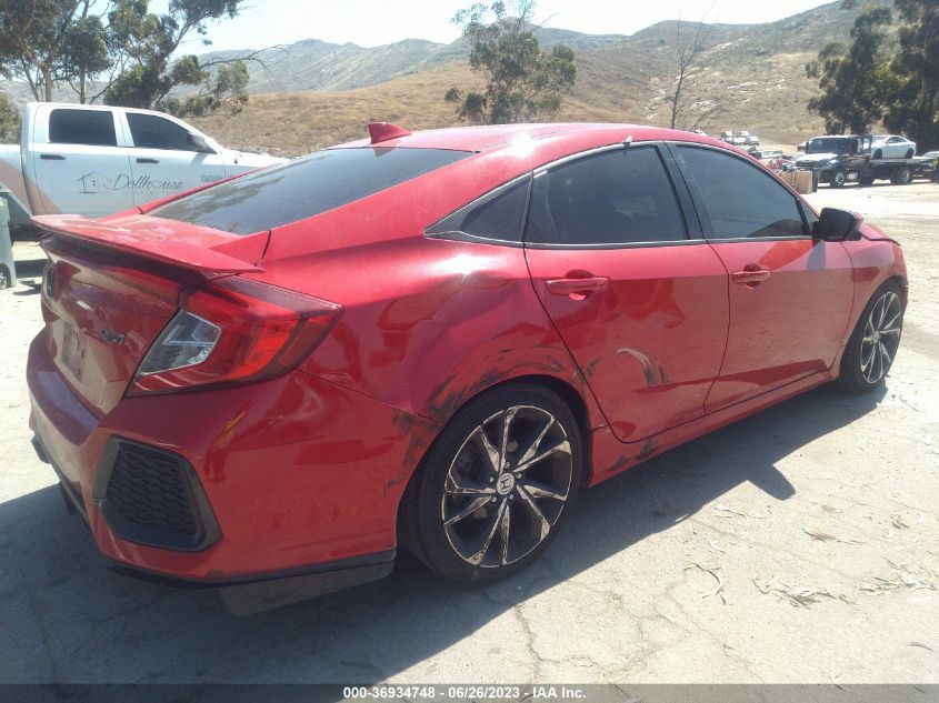 2018 HONDA CIVIC SI SEDAN 2HGFC1E59JH708001
